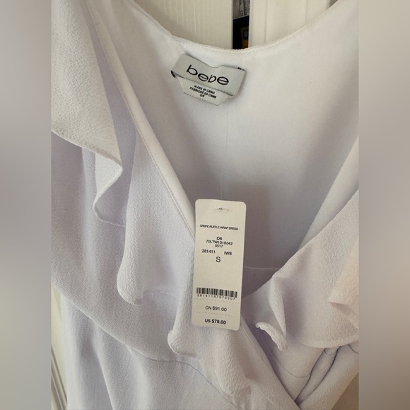 Bebe Ruffled Wrap Dress - Picture 3 of 4